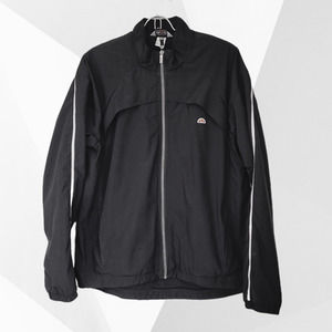 Ellesse Men's Windbreaker Jacket in Black Size Medium